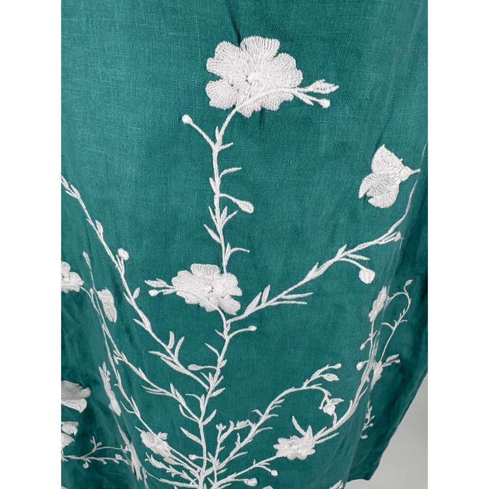 One Shoulder Ruffle Floral Midi Dress - Picture 7 of 7